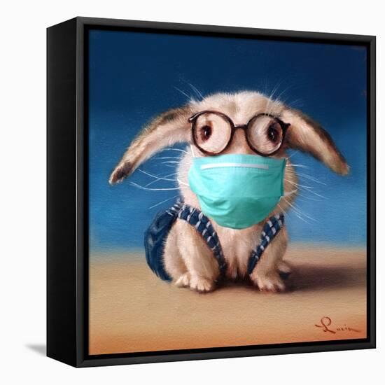 Back To School - Mask-Lucia Heffernan-Framed Stretched Canvas