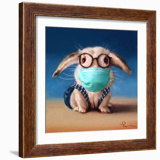 Back To School - Mask-Lucia Heffernan-Framed Art Print