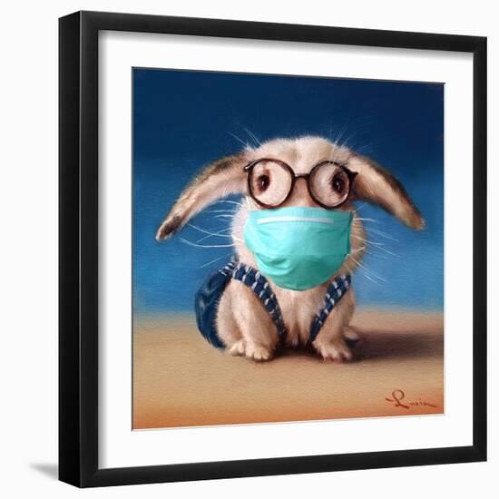 Back To School - Mask-Lucia Heffernan-Framed Art Print