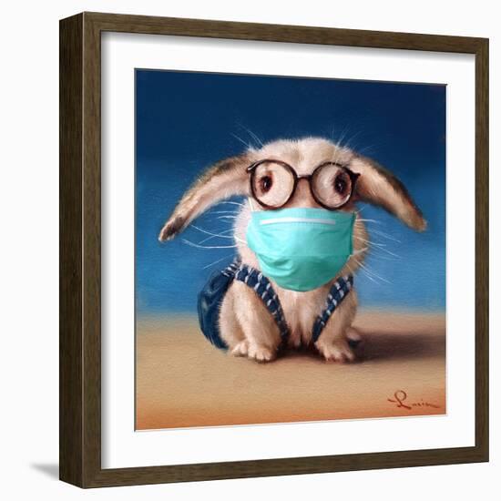 Back To School - Mask-Lucia Heffernan-Framed Art Print