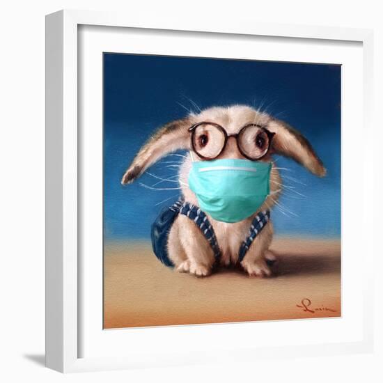 Back To School - Mask-Lucia Heffernan-Framed Art Print