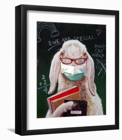 Back To School - Teacher-Lucia Heffernan-Framed Art Print