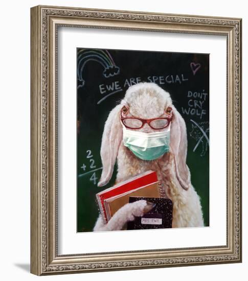 Back To School - Teacher-Lucia Heffernan-Framed Art Print