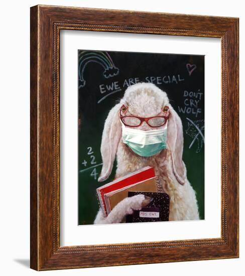 Back To School - Teacher-Lucia Heffernan-Framed Art Print