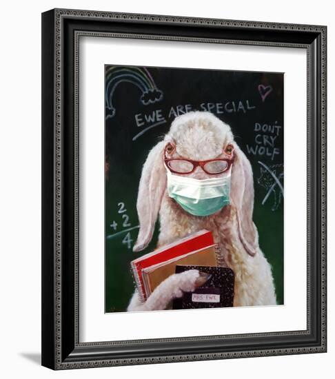 Back To School - Teacher-Lucia Heffernan-Framed Art Print