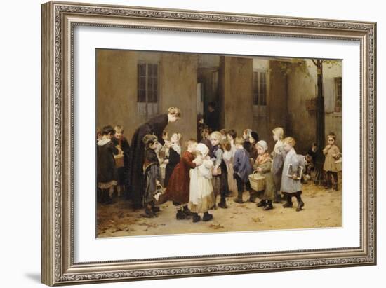 Back to School-Jules Jean Geoffroy-Framed Giclee Print