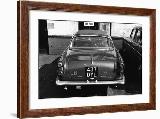 Back View of a Maserati 3500 GTI-null-Framed Photographic Print