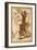 Back View of a Water Carrier, Another Figure Beyond Him-Salvator Rosa-Framed Giclee Print