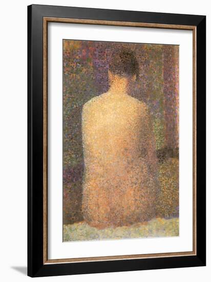 Back View of Nude, 1886-Georges Seurat-Framed Giclee Print