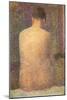Back View of Nude, 1886-Georges Seurat-Mounted Giclee Print