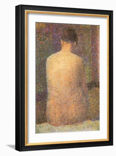 Back View of Nude, 1886-Georges Seurat-Framed Giclee Print