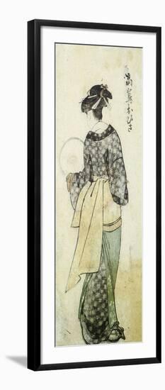 Back View of Ohisa-Kitagawa Utamaro-Framed Art Print