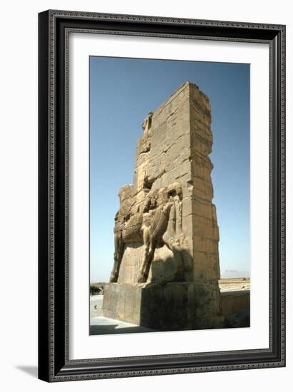 Back View of the Gate of All Nations, Persepolis, Iran-Vivienne Sharp-Framed Photographic Print