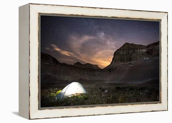 Backcountry Camp under the Stars-Lindsay Daniels-Framed Premier Image Canvas