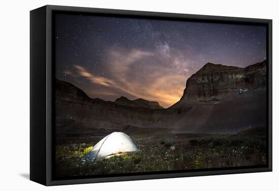 Backcountry Camp under the Stars-Lindsay Daniels-Framed Premier Image Canvas