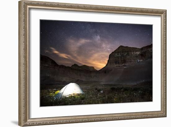 Backcountry Camp under the Stars-Lindsay Daniels-Framed Photographic Print