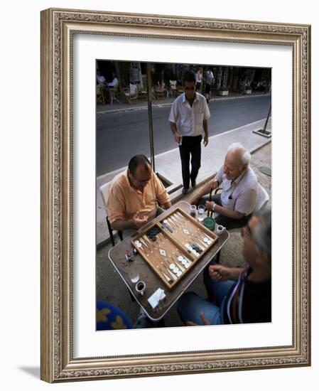 Backgammon, Kalamitsi, Peloponnese, Greece-Oliviero Olivieri-Framed Photographic Print