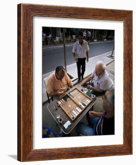 Backgammon, Kalamitsi, Peloponnese, Greece-Oliviero Olivieri-Framed Photographic Print