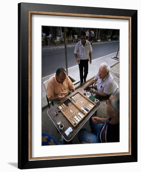 Backgammon, Kalamitsi, Peloponnese, Greece-Oliviero Olivieri-Framed Photographic Print