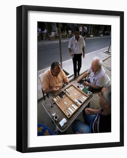 Backgammon, Kalamitsi, Peloponnese, Greece-Oliviero Olivieri-Framed Photographic Print