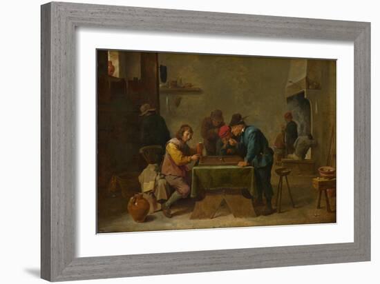 Backgammon Players, C. 1645-David Teniers the Younger-Framed Giclee Print