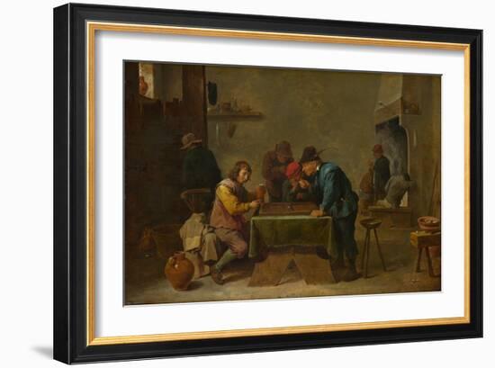 Backgammon Players, C. 1645-David Teniers the Younger-Framed Giclee Print