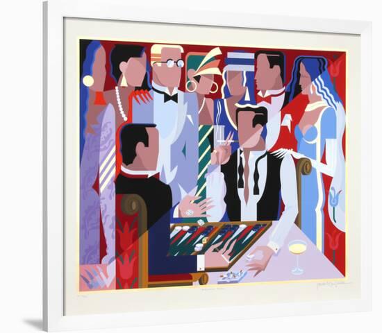 Backgammon Players-Giancarlo Impiglia-Framed Collectable Print