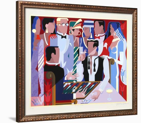 Backgammon Players-Giancarlo Impiglia-Framed Collectable Print