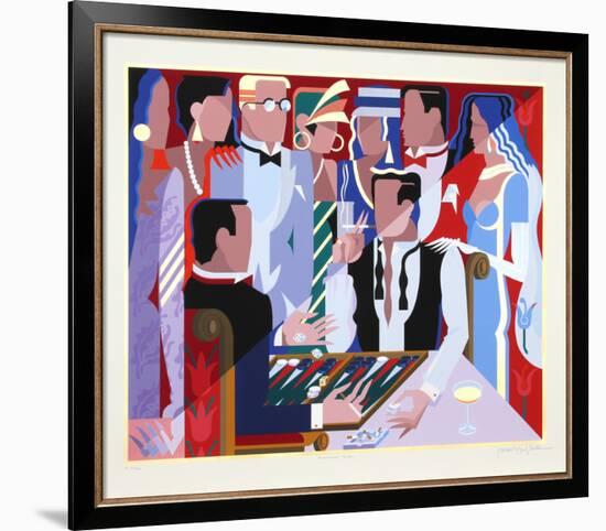 Backgammon Players-Giancarlo Impiglia-Framed Collectable Print