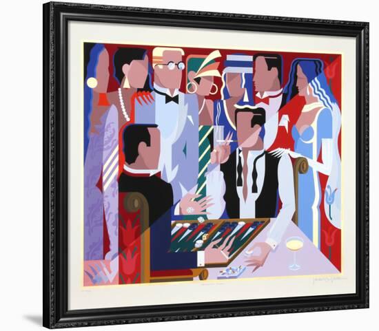 Backgammon Players-Giancarlo Impiglia-Framed Collectable Print