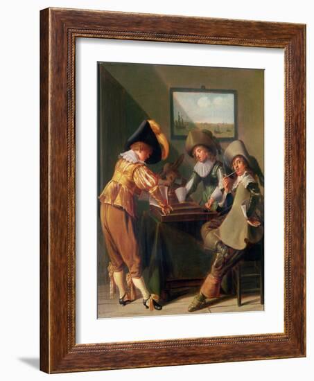 Backgammon Players-Dirck Hals-Framed Giclee Print