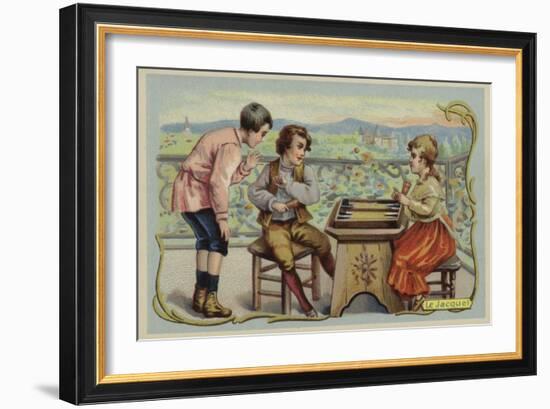 Backgammon-null-Framed Giclee Print