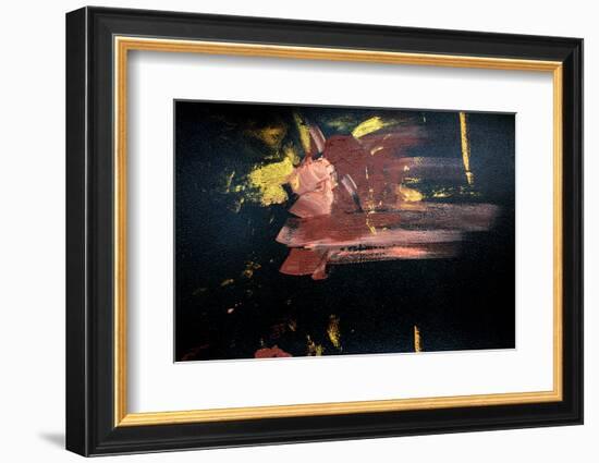 Background of Warm Colorful Abstract Painting-Kateryna Mostova-Framed Photographic Print