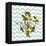 Background with Flowers Dandelion and Anchor-Rasveta-Framed Stretched Canvas