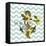 Background with Flowers Dandelion and Anchor-Rasveta-Framed Stretched Canvas