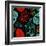 Background with Green, Black and Red Skulls-Alisa Foytik-Framed Art Print