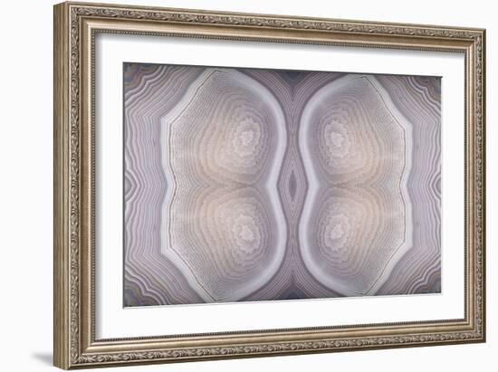 Background with Grey Agate Structure-Dr Alex-Framed Photographic Print