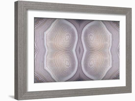 Background with Grey Agate Structure-Dr Alex-Framed Photographic Print