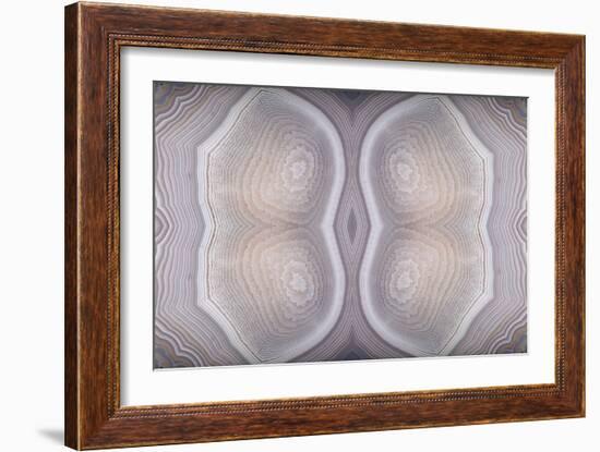 Background with Grey Agate Structure-Dr Alex-Framed Photographic Print