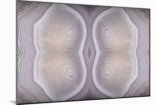 Background with Grey Agate Structure-Dr Alex-Mounted Photographic Print