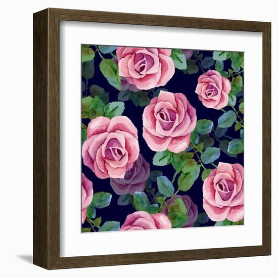 Background-mika48-Framed Art Print