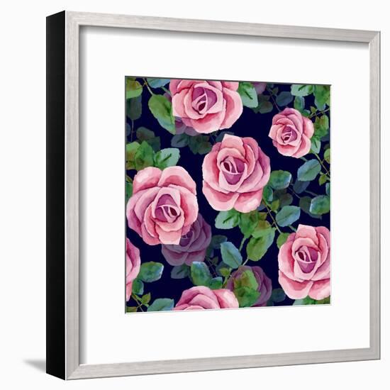 Background-mika48-Framed Art Print