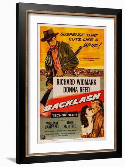 Backlash-null-Framed Art Print