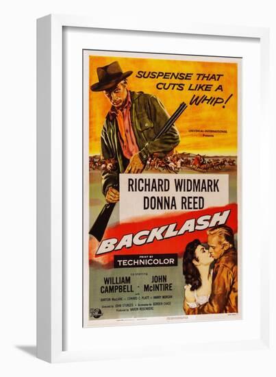 Backlash-null-Framed Art Print