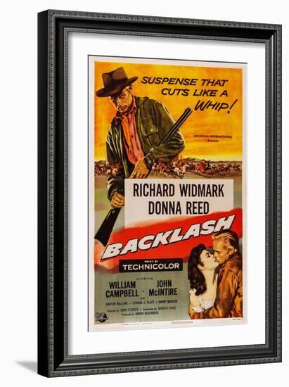 Backlash-null-Framed Art Print