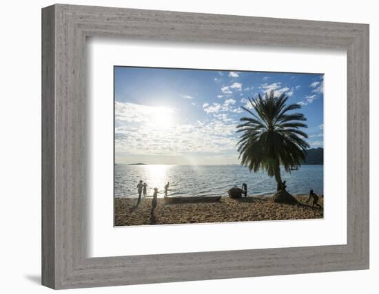 Backlight of Cape Malcear, Lake Malawi, Malawi, Africa-Michael Runkel-Framed Photographic Print