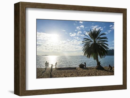 Backlight of Cape Malcear, Lake Malawi, Malawi, Africa-Michael Runkel-Framed Photographic Print