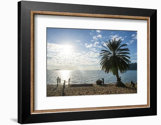 Backlight of Cape Malcear, Lake Malawi, Malawi, Africa-Michael Runkel-Framed Photographic Print