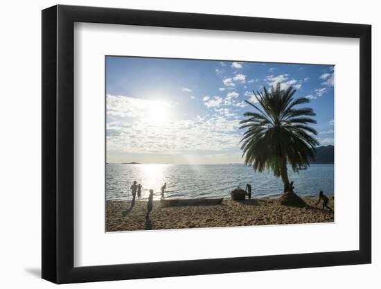 Backlight of Cape Malcear, Lake Malawi, Malawi, Africa-Michael Runkel-Framed Photographic Print