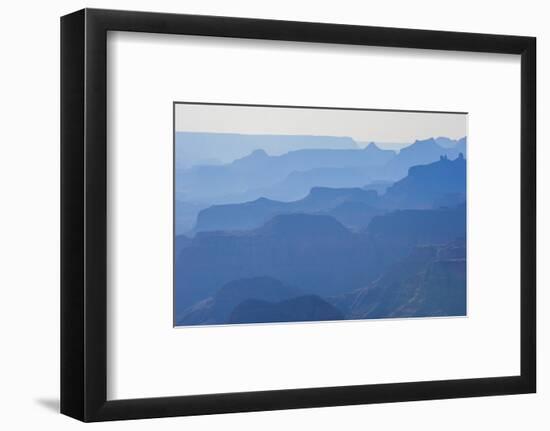 Backlight of the Cliffs of the Grand Canyonarizona, United States of America, North America-Michael Runkel-Framed Photographic Print